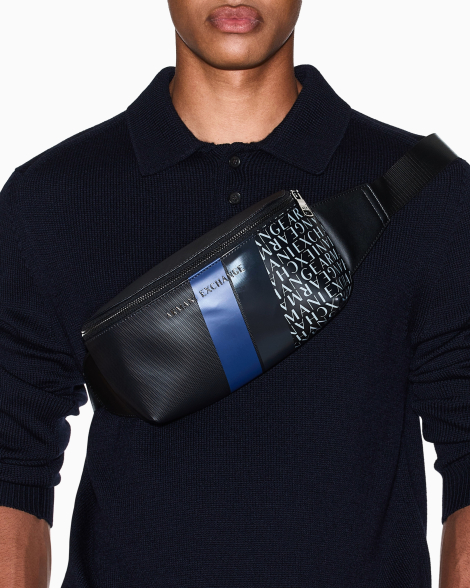 Мужская поясная сумка Armani Exchange 1163245358 Черный