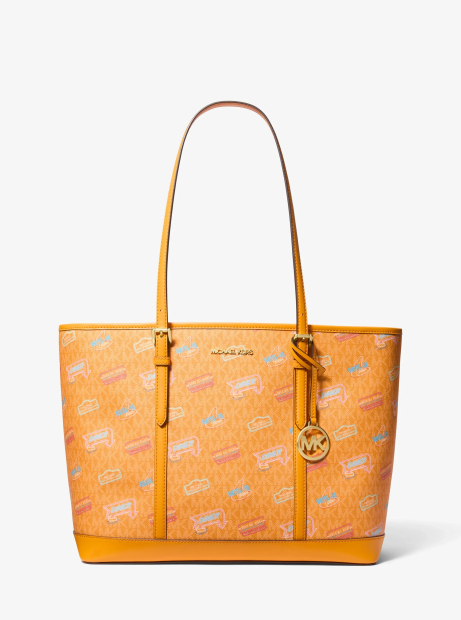 Женская сумка тоут Jet Set Travel Michael Kors 1163390522 Оранжевый