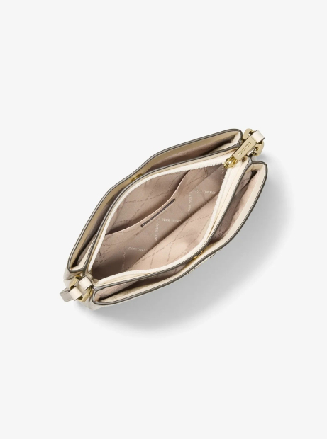 Кожаная сумка через плечо с кошельком Trisha Michael Kors в подарочной коробке 1163472734 Молочный