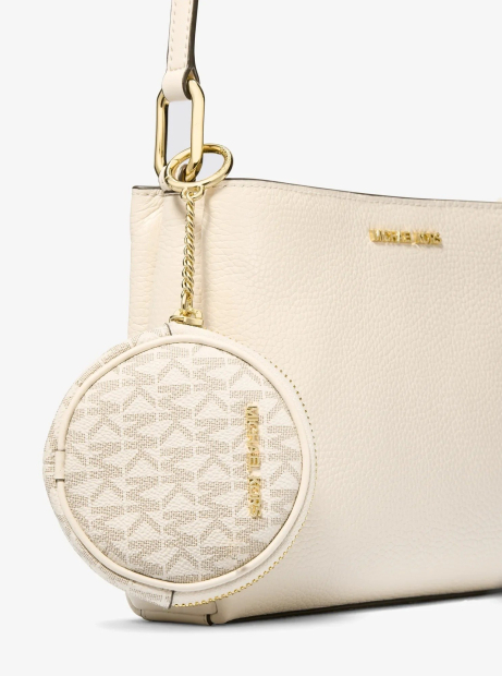 Кожаная сумка через плечо с кошельком Trisha Michael Kors в подарочной коробке 1163472734 Молочный