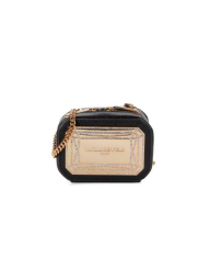 Кожаная сумка через плечо Karl Lagerfeld Paris мини-кроссбоди 1159838307 (Черный One size)