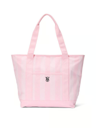 Сумка-шоппер Victoria's Secret в полоску 1159838496 (Розовый One size)