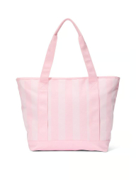 Сумка-шоппер Victoria's Secret в полоску 1159838496 (Розовый One size)