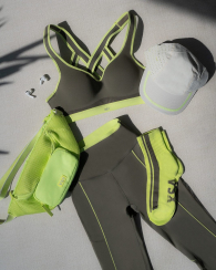 Сумка Victoria's Secret VSX бананка 1159838508 (Салатовий One size)