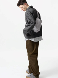 Сумка UNIQLO через плечо 1159838706 (Серый One size)