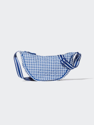 Сумка полукруглая UNIQLO через плечо 1159838860 (Синий One size)