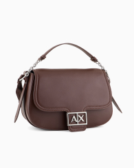 Жіноча сумка через плече з логотипом Armani Exchange 1159839055 (Коричневий One size)