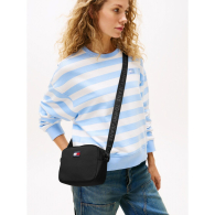 Стильна сумка Tommy Hilfiger на блискавці 1159840769 (Чорний One Size)