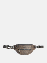 Поясная сумка Guess с принтом 1159840865 (Коричневый One Size)
