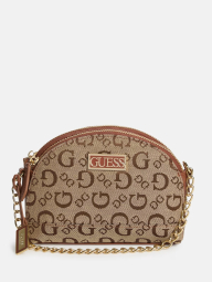 Женская сумка кроссбоди Guess с принтом 1159841442 (Коричневый One size)