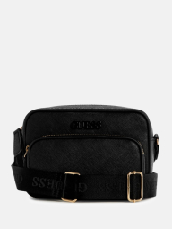 Женская сумочка кроссбоди Guess с логотипом 1159841491 (Черный One size)