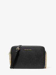 Женская кожаная сумка кроссбоди Michael Kors в подарочной коробке 1159842230 (Черный One size)