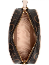 Жіноча сумка-кроссбоді Guess з логотипом 1159842635 (Бежевий/Коричневий One size)