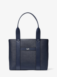 Кожаная сумка тоут Michael Kors с логотипом 1159843248 (Синий One size)