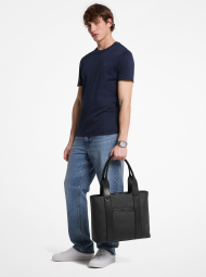 Шкіряна сумка тоут Michael Kors з логотипом 1159843249 (Чорний One size)