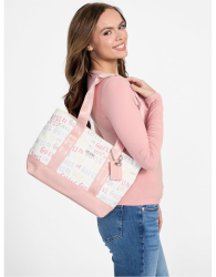 Текстильный шоппер CANVAS Guess 1159843710 Молочный