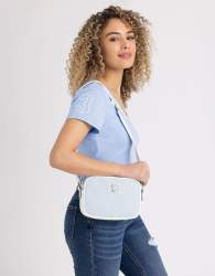 Жіноча сумка кроссбоді US Polo Assn з логотипом 1159843740 (Блакитний One size)