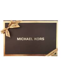 Жіноча шкіряна сумка кроссбоді Michael Kors на блискавці в подарунковій упаковці 1159843852 Коричневий
