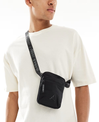 Сумка через плечо Nike Jordan Airborn с логотипом 1159844029 Черный