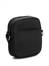 Нейлонова сумка через плече Mens Nylon PU Stripe Crossbody Guess кроссбоді 1159844396 Чорний