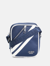 Нейлоновая сумка через плечо Stripe Crossbody Guess кроссбоди 1159844494 Синий