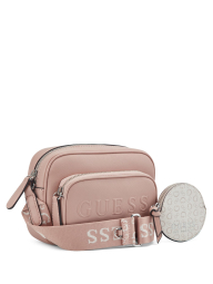 Женский набор Lya Mini Guess сумочка кроссбоди и кошелек для монет 1159844502 Розовый