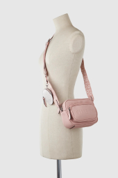 Женский набор Lya Mini Guess сумочка кроссбоди и кошелек для монет 1159844502 Розовый