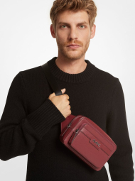 Мужской набор COOPER Michael Kors сумка-слинг и картхолдер 1159845128 Бордовый