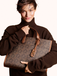 Женский комплект Michael Kors сумка тоут и кошелек 1159845140 Коричневый