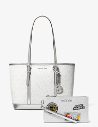 Женский комплект JET SET TRAVEL Michael Kors сумка тоут и кошелек 1159845157 Белый