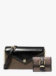 Женский комплект JET SET TRAVEL Michael Kors сумка кроссбоди и кошелек 1159845169 Коричневый