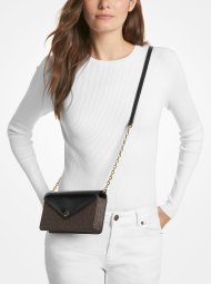 Женский комплект JET SET TRAVEL Michael Kors сумка кроссбоди и кошелек 1159845169 Коричневый