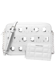 Женский комплект Jet Set Michael Kors сумка кроссбоди и кошелек 1159845177 Белый