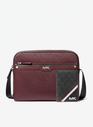 Мужской набор Rivington Michael Kors кроссбоди и картхолдер 1159845719 Бордовый