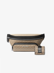 Мужской набор Cooper Michael Kors поясная сумка и чехол для наушников 1159845763 Коричневый