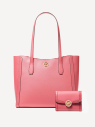 Женский набор Michael Kors сумка и кошелек 1159845989 Розовый