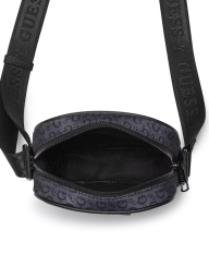 Сумка через плечо Logo Crossbody Guess с монограммой бренда 1159846013 Серый
