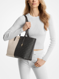 Женский набор Jet Set Travel Michael Kors сумка тоут и кошелек 1159846023 Черный/Молочный