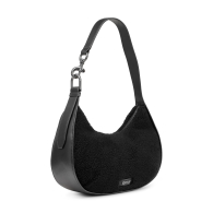 Женская сумка на плечо Thyme Hobo DKNY с экомехом 1159846619 Черный