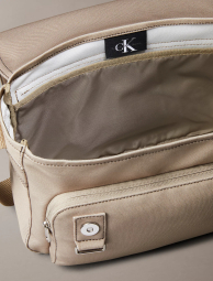 Текстильная сумка через плечо Calvin Klein 1159847499 Бежевый