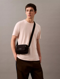 Текстильная сумка через плечо Calvin Klein с логотипом 1159847536 Черный