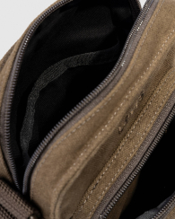 Сумка через плече Levi's на блискавці 1159847657 Коричневий