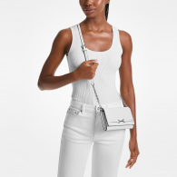 Женская кожаная сумка кроссбоди Carson Michael Kors 1159847683 Белый