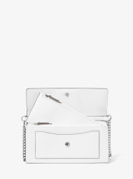 Кожаная сумка через плечо с кошельком Jet Set Michael Kors в подарочной упаковке 1159849154 Белый