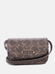 Сумка мини-кроссбоди Yuna Guess 1159849338 Коричневый