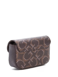 Сумка мини-кроссбоди Yuna Guess 1159849338 Коричневый