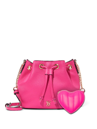 Стильный женский набор Victoria's Secret сумка через плечо и кошелек 1159849545 Розовый