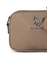 Женская сумка кроссбоди U.S. Polo Assn с логотипом 1159850163 Коричневый