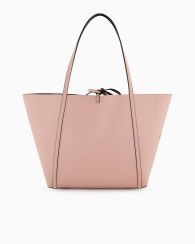 Двухсторонняя сумка шоппер Armani Exchange с кошельком 1159850198 Черный/Розовый