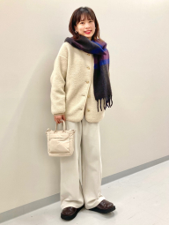 Сумка UNIQLO через плече 1159850361 Бежевий